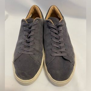 Toms Dark Gray Suede Lenox Lace Up Men’s Sneaker Size 9